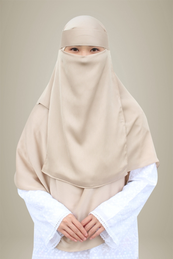Niqab Hasna Haura - Marzipan Niqab Hasna Haura - Marzipan